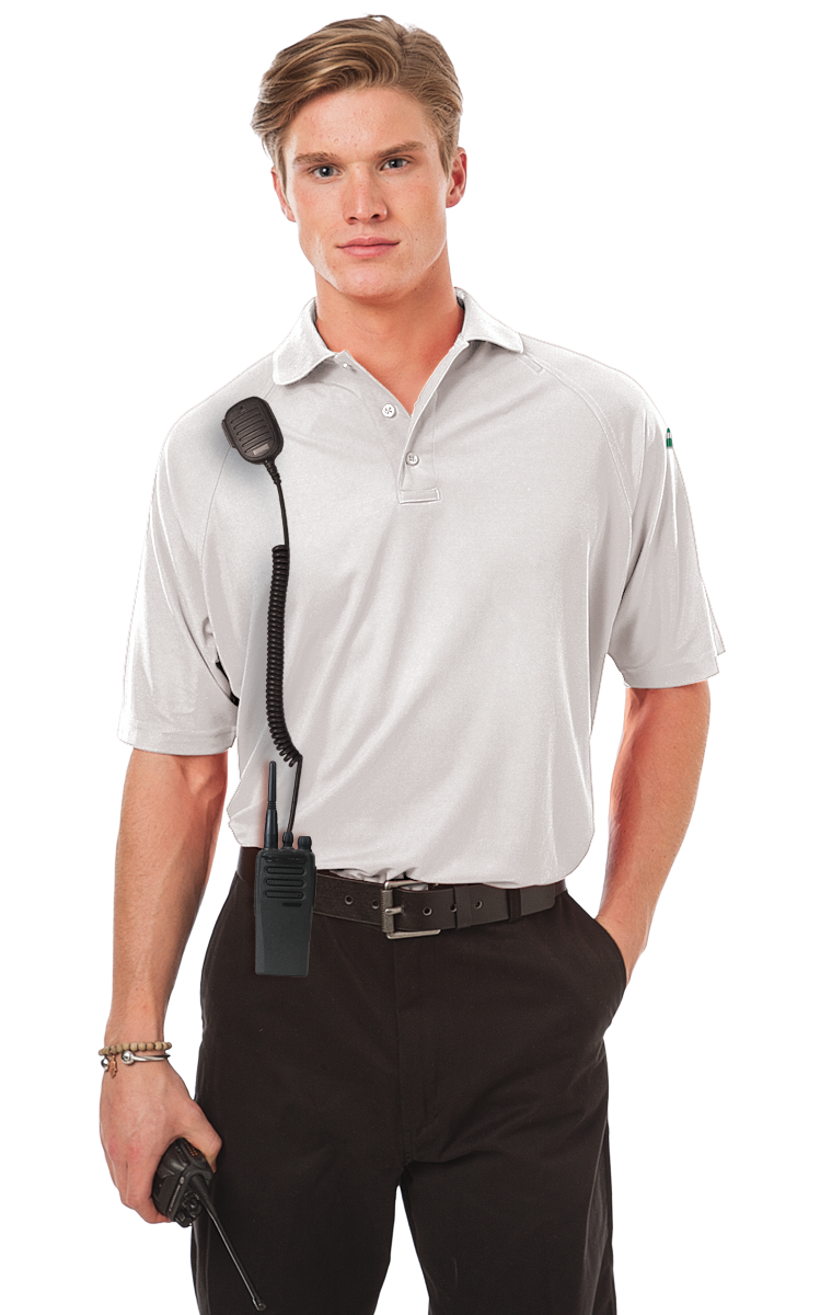 ADULT TACTICAL SHIRT  -  WHITE SMALL SOLID