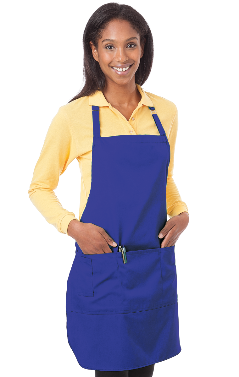 BIB APRON TEFLON  -  ROYAL ONE SIZE WAIST SOLID