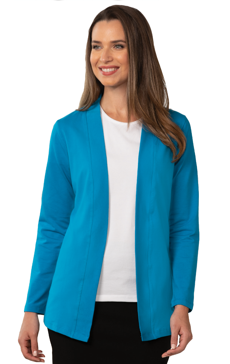 LADIES FLY AWAY COVER UP### TURQUOISE SMALL SOLID