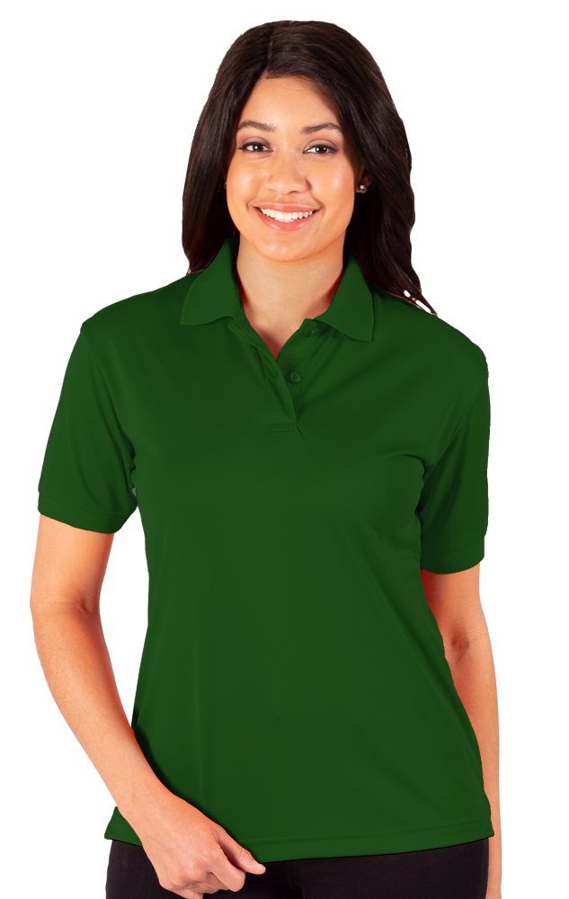 LADIES WICKING SOLID SNAG RESIST POLO   -  HUNTER 2 EXTRA LARGE SOLID