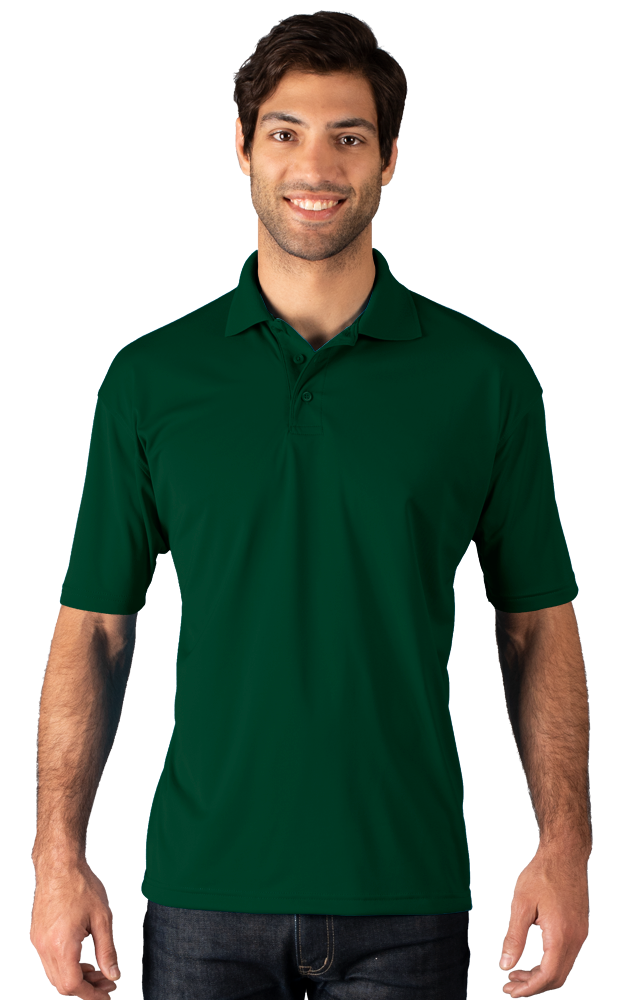 MENS WICKING SOLID SNAG RESIST POLO   -  HUNTER 2 EXTRA LARGE SOLID