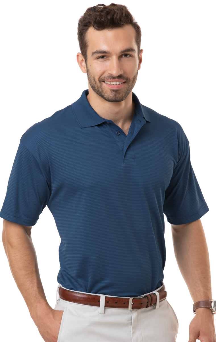 ADULT MOISTURE WICKING S/S TONAL STRIPE ### - NAVY EXTRA SMALL SOLID