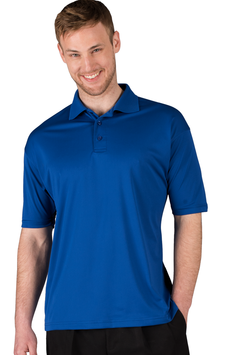 MENS ULTRA LUX POLO  -  ROYAL SMALL SOLID