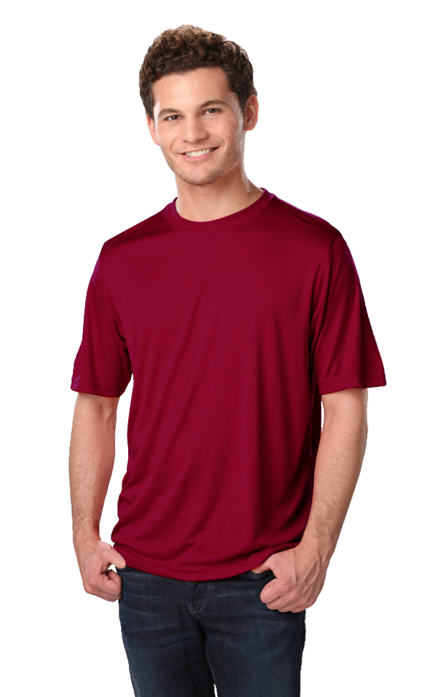 ADULT SOLID WICKING T  -  BURGUNDY EXTRA EXTRA SMALL SOLID