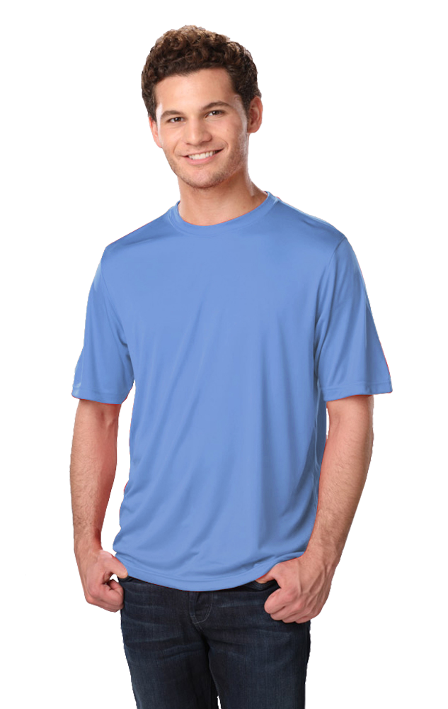 ADULT SOLID WICKING T   -  LIGHT BLUE EXTRA EXTRA SMALL SOLID