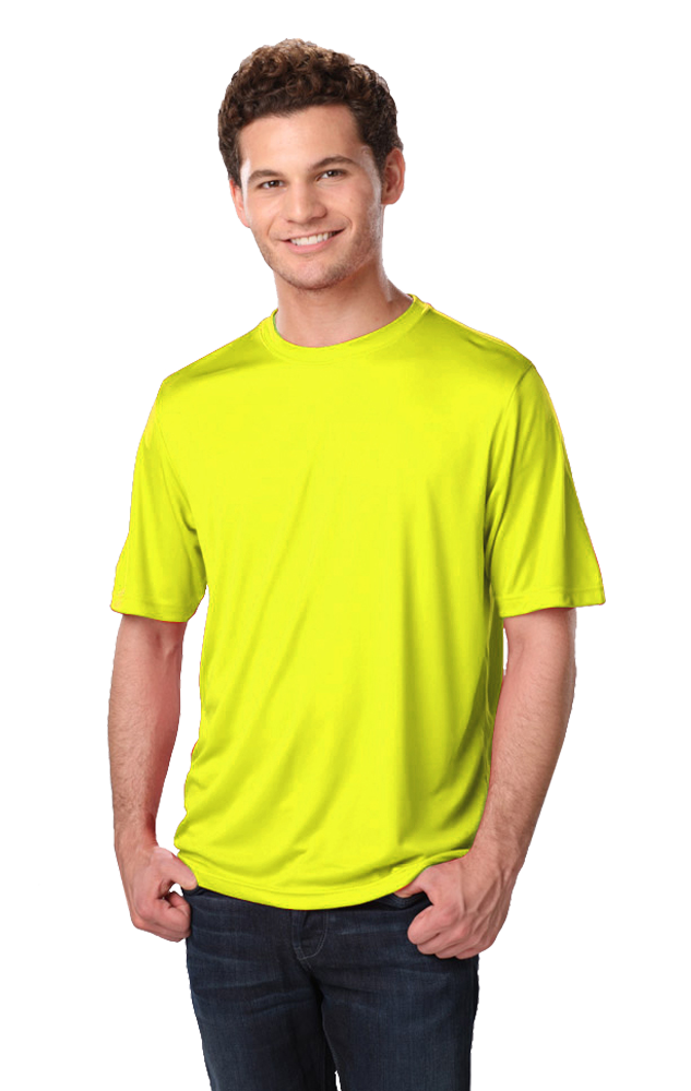 ADULT SOLID WICKING T   -  OPTIC YELLOW EXTRA EXTRA SMALL SOLID