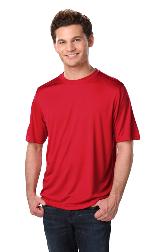 ADULT SOLID WICKING T   -  RED EXTRA EXTRA SMALL SOLID