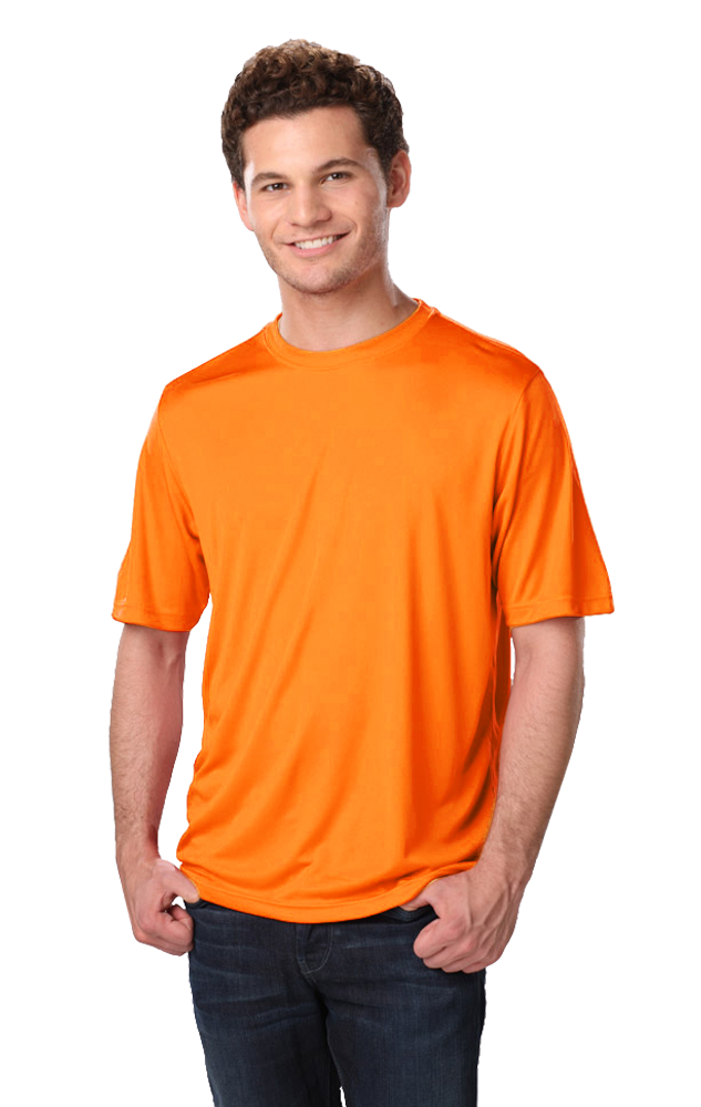 ADULT SOLID WICKING T  -  SAFETY ORANGE EXTRA EXTRA SMALL SOLID