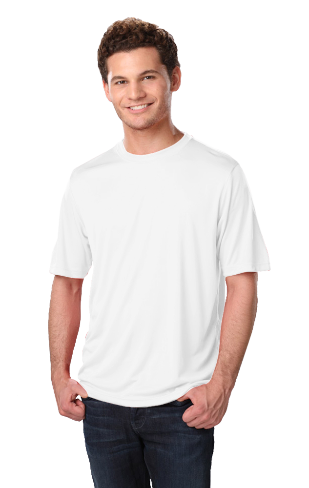 ADULT SOLID WICKING T  -  WHITE EXTRA EXTRA SMALL SOLID