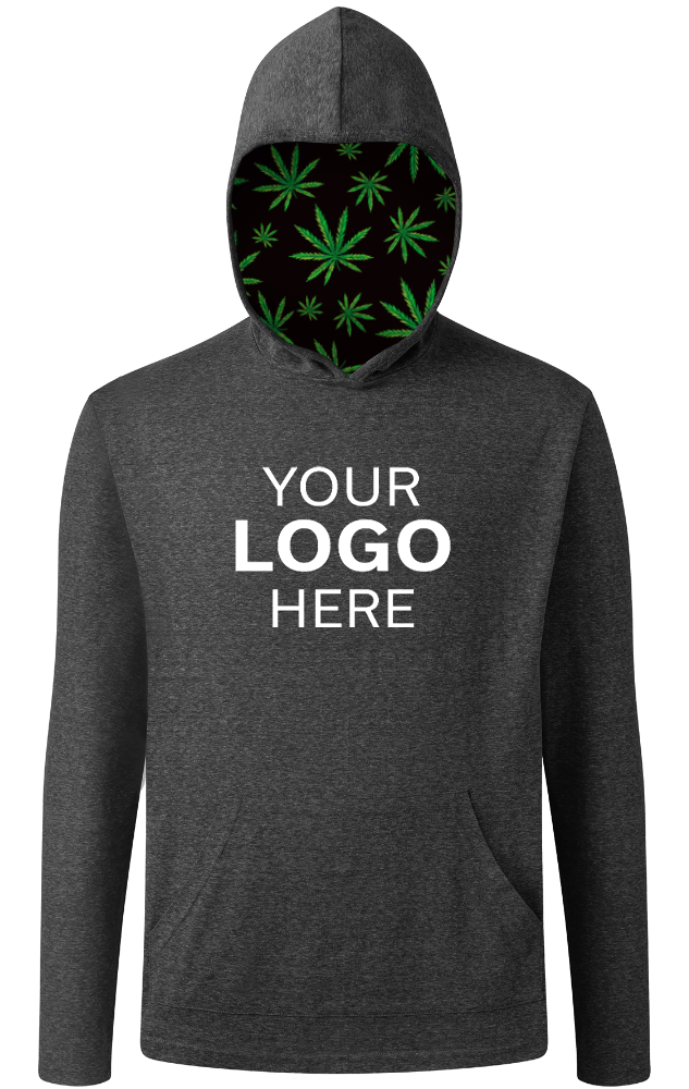 CANNABIS PULLOVER TRIBLEND BLACK EXTRA SMALL SOLID