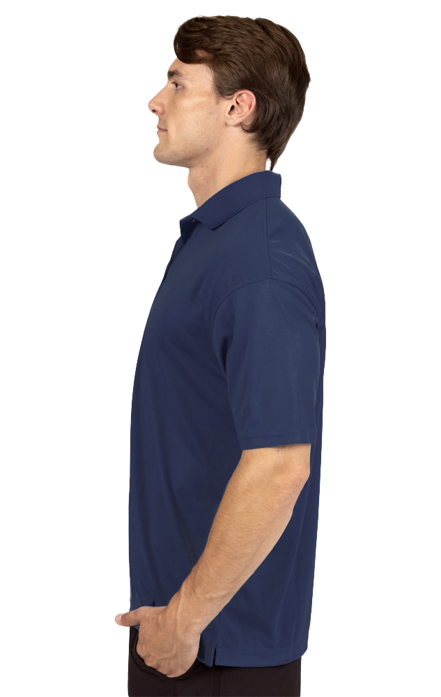 MENS AVENGER MICRO PIQUE S/S POLO NAVY 3 EXTRA LARGE TALL SOLID