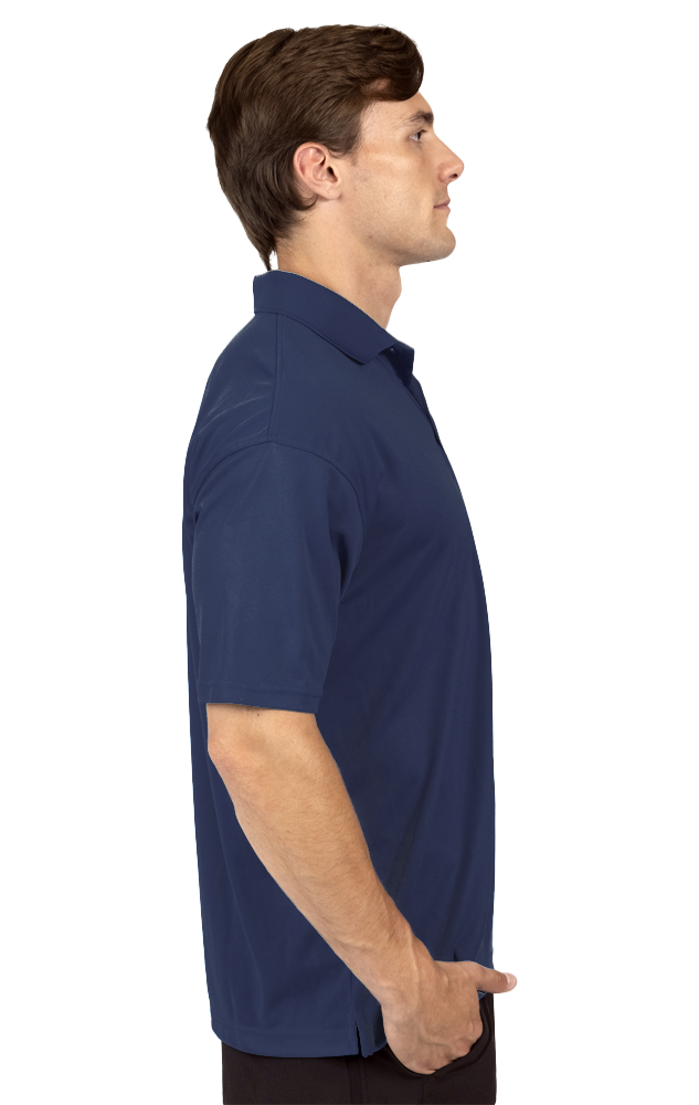 MENS AVENGER MICRO PIQUE S/S POLO NAVY 3 EXTRA LARGE TALL SOLID