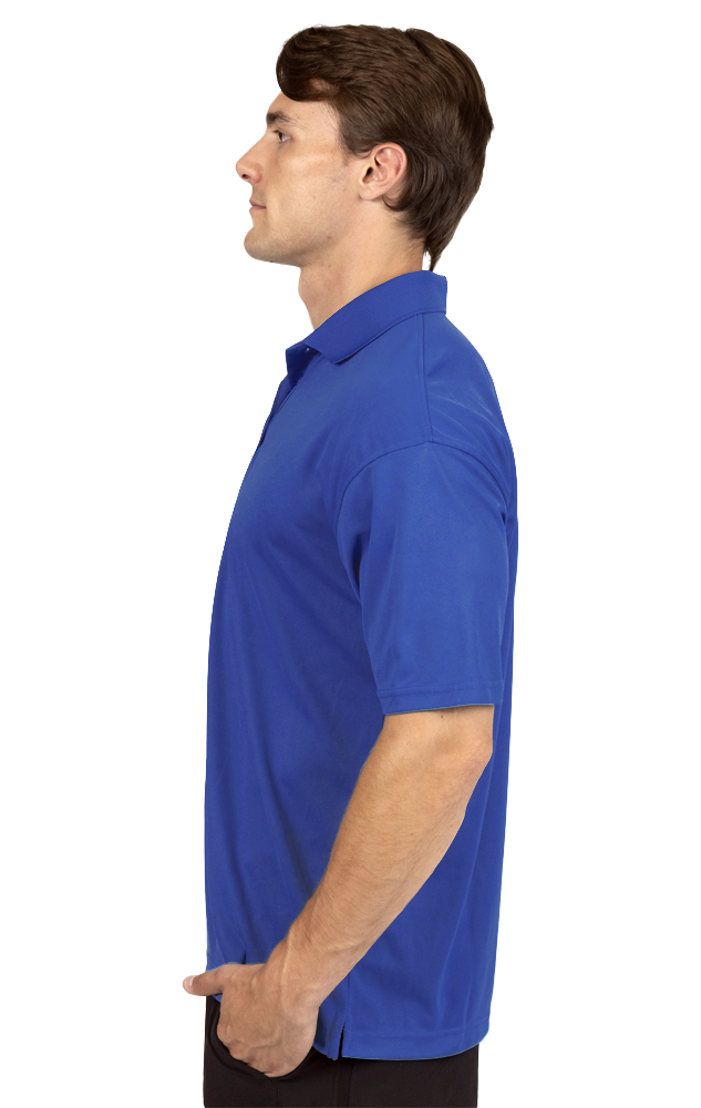 MENS AVENGER MICRO PIQUE S/S POLO ROYAL 2 EXTRA LARGE TALL SOLID