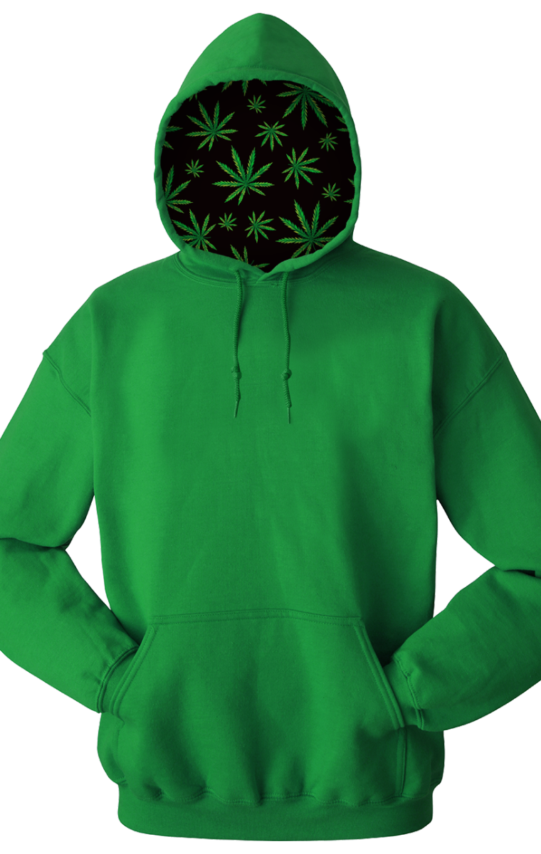 Cannabis Adult Pullover Hoodie KELLY SMALL SOLID