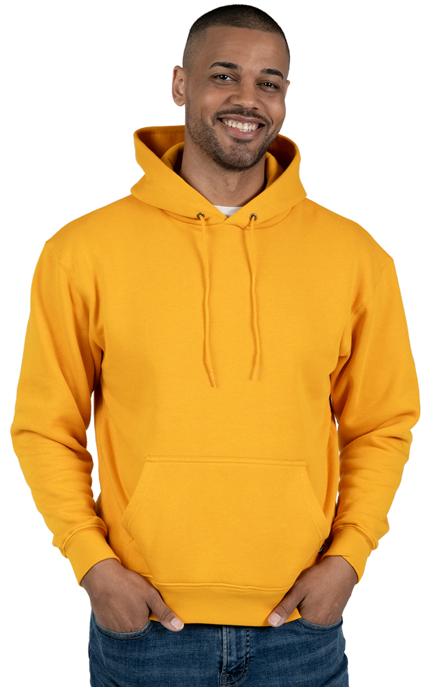 ADULT FLEECE PULLOVER HOODIE  -  GOLD EXTRA SMALL SOLID