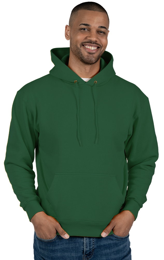 ADULT FLEECE PULLOVER HOODIE  -  HUNTER EXTRA SMALL SOLID