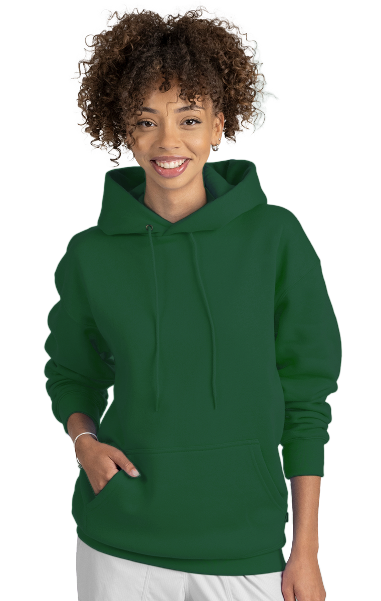 ADULT FLEECE PULLOVER HOODIE  -  HUNTER EXTRA SMALL SOLID