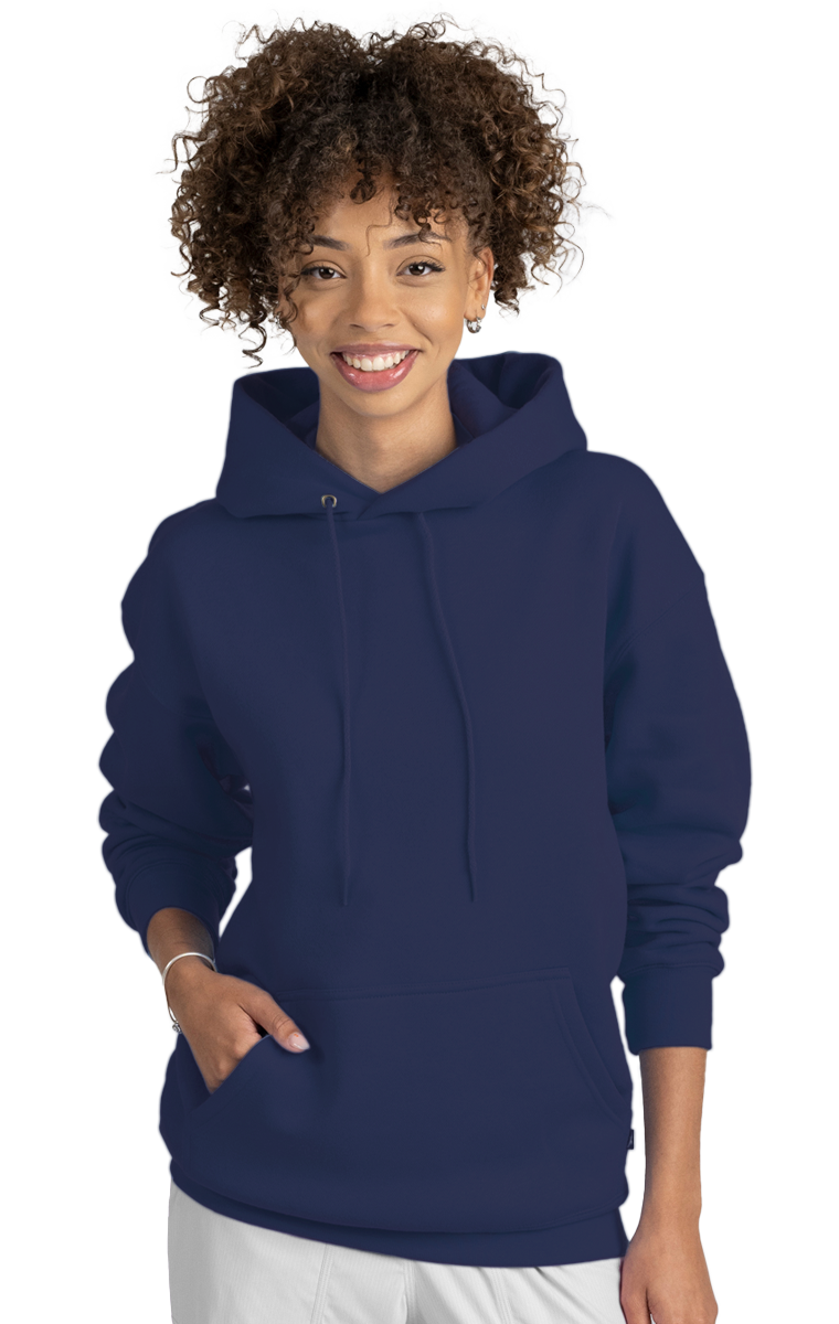 ADULT FLEECE PULLOVER HOODIE  -  NAVY EXTRA SMALL SOLID