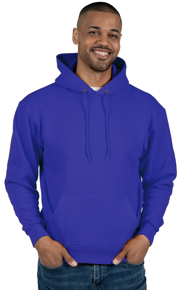 ADULT FLEECE PULLOVER HOODIE  -  ROYAL EXTRA SMALL SOLID