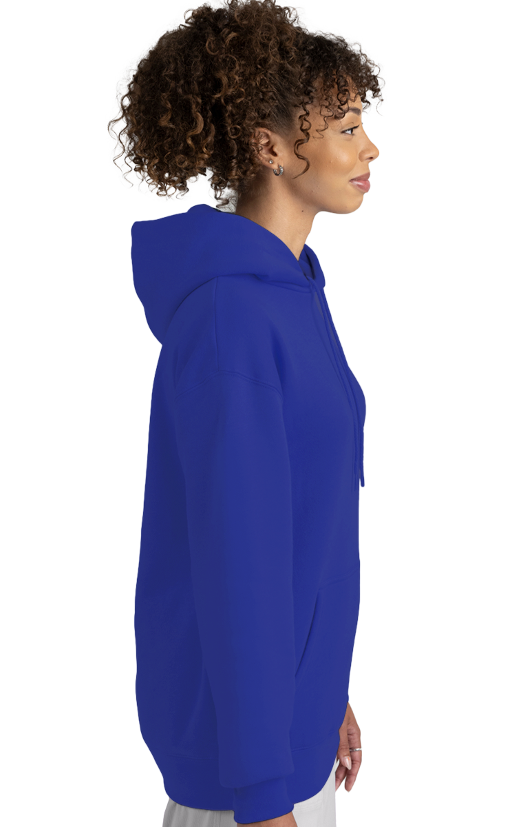 ADULT FLEECE PULLOVER HOODIE  -  ROYAL EXTRA SMALL SOLID