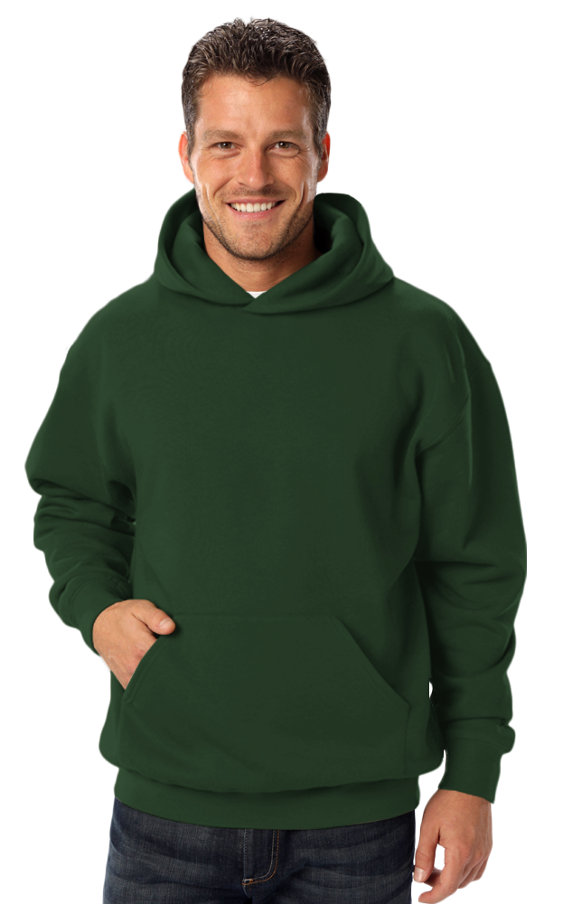 ADULT FLEECE PULL OVER HOODIE HUNTER 2 EXTRA LARGE SOLID