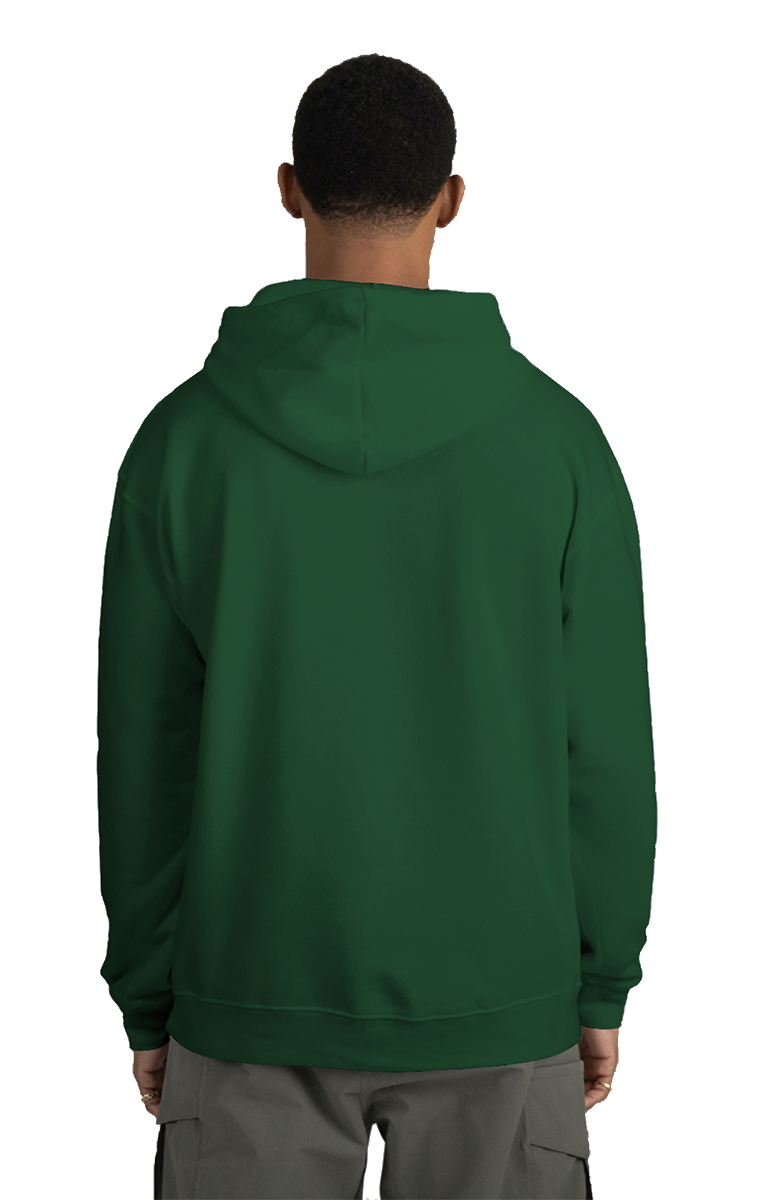 ADULT FLEECE PULL OVER HOODIE HUNTER 2 EXTRA LARGE SOLID